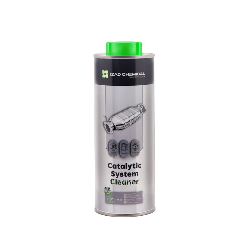 پاک‌کننده سیستم سوخت و کاتالیزور ایزد شیمی مدل catalytic system cleaner حجم 500 میلی لیتر