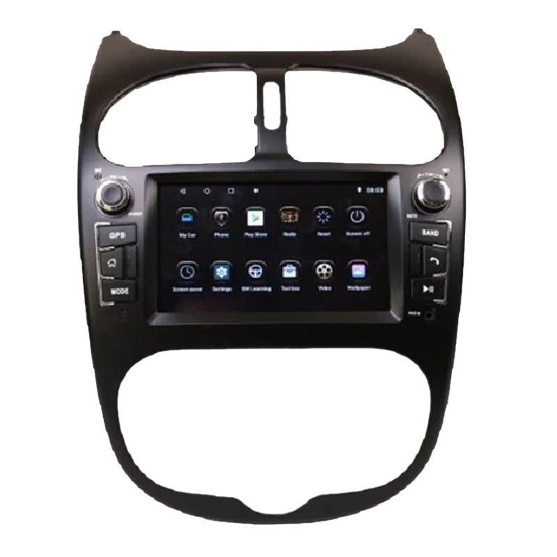 پخش کننده تصویری خودرو مدل mediabarمناسب برای 206  car play