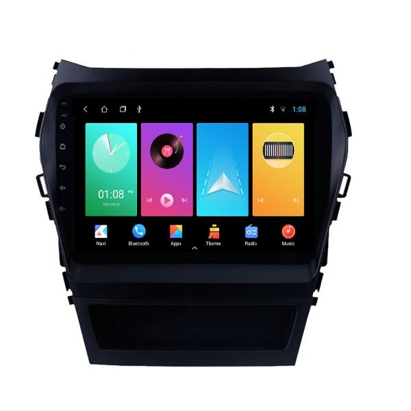 پخش کننده تصویری خودرو ووکس مدل ix45 c200 pro مناسب برای هیوندای سانتافه