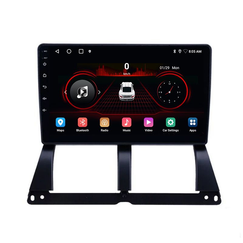 پخش کننده تصویری خودرو کاروین مدل v800 pro مناسب برای تیبا
