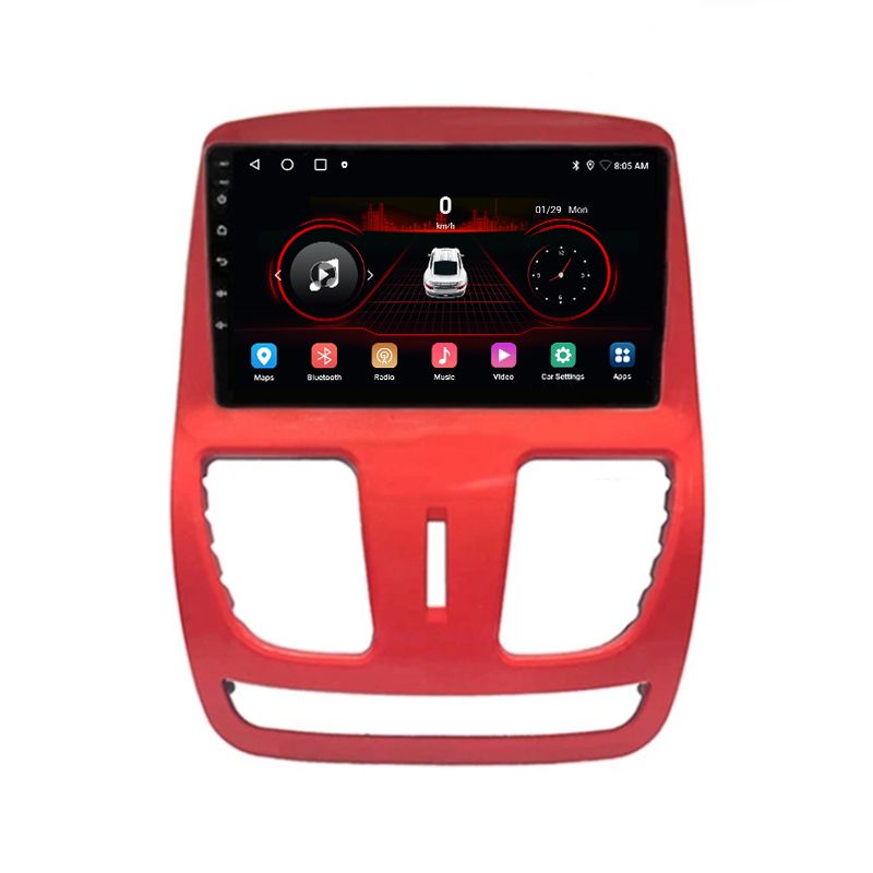 پخش کننده تصویری خودرو کاروین مدل v800 pro مناسب برای کوییک