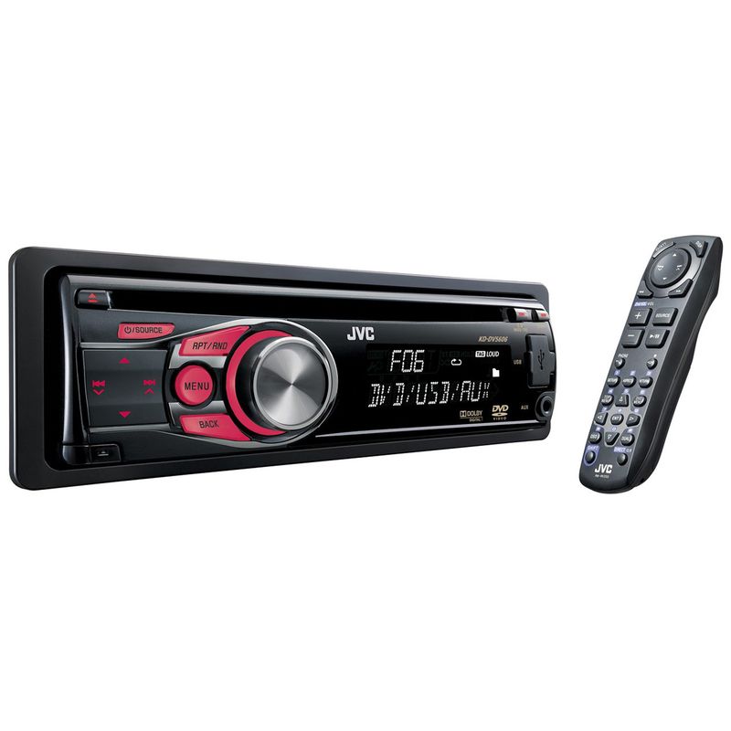 پخش کننده خودرو جی وی سی مدل kd dv5606