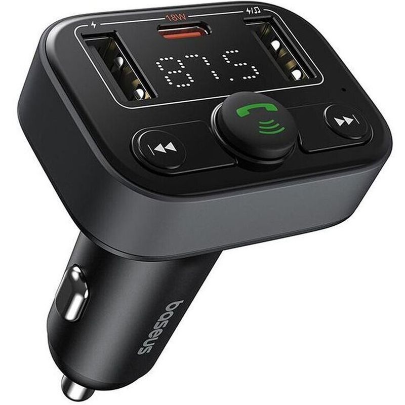 پخش‌کننده اف ام و شارژر فندکی خودرو بیسوس مدل s 09 lite