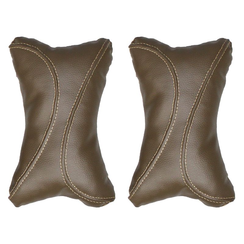 پشت گردنی صندلی خودرو مدل leather کد 03 مناسب برای سمند بسته دو عددی