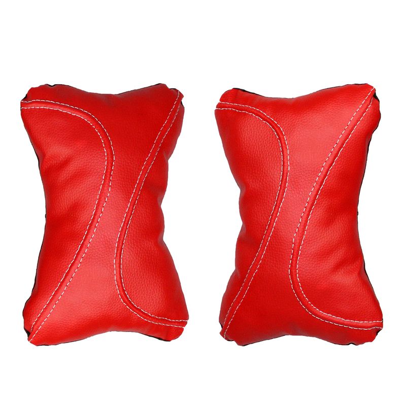 پشت گردنی صندلی خودرو مدل leather کد 03 مناسب برای پژو 206 بسته دو عددی