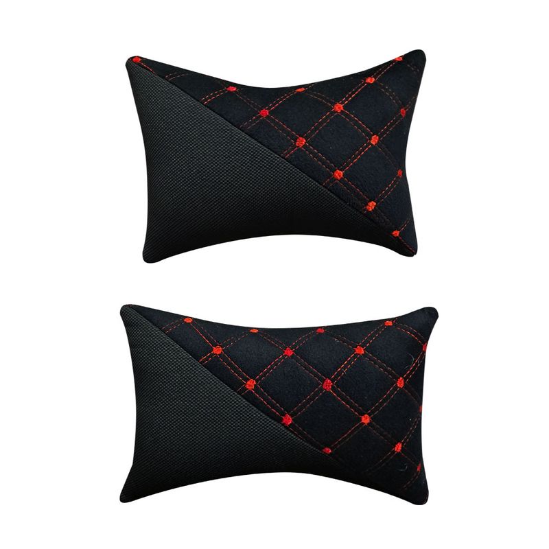 پشت گردنی صندلی خودرو مدل تسلا کد vy_600 پارچه گلدوزی بسته 2 عددی