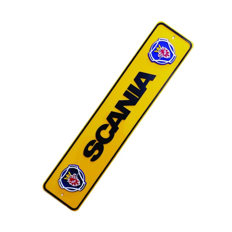 پلاک تزئینی طرح پلکسی برجسته مدل scania y1