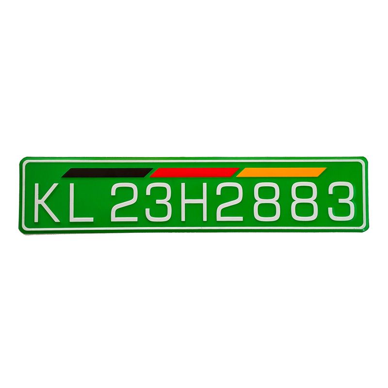 پلاک خودرو طرح خارجی مدل آلمانی کد kl23h ye rng