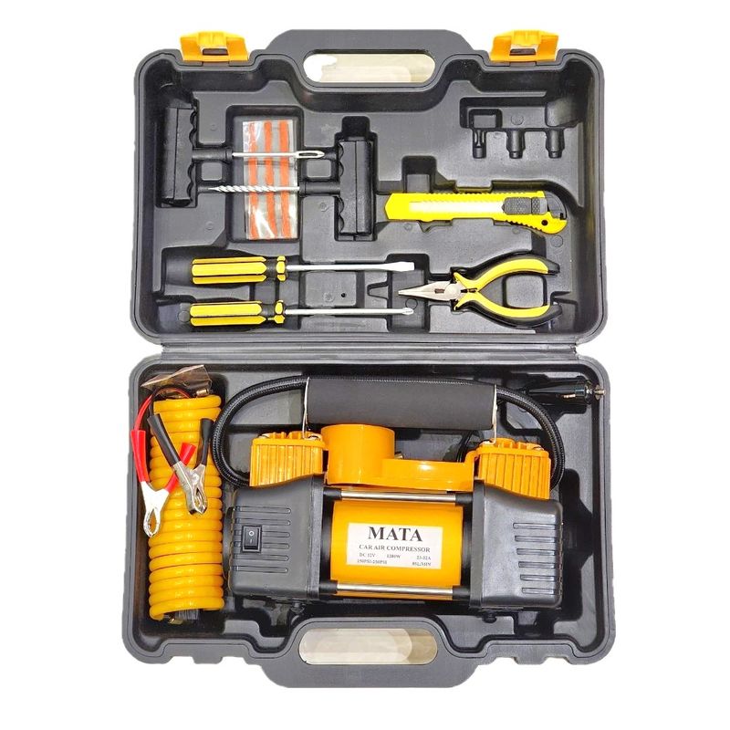پمپ باد فندکی ماتا مدل ma12v مجموعه 15 عددی