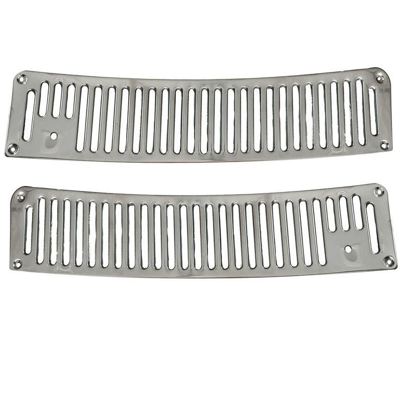 پنجره بالا کاپوت خودرو طرح استیل مدل فلزی کد asl fl zi مناسب برای نیسان وانت مجموعه 2 عددی