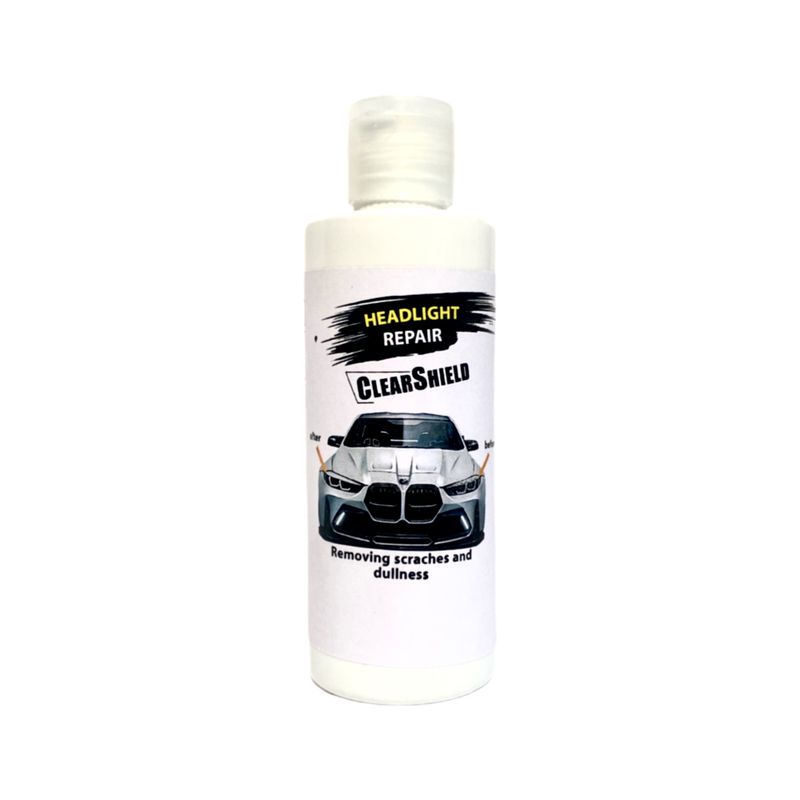 پولیش براق کننده و شفاف کننده چراغ خودرو کلر شیلید مدل headlight repair حجم 110 میلی لیتر