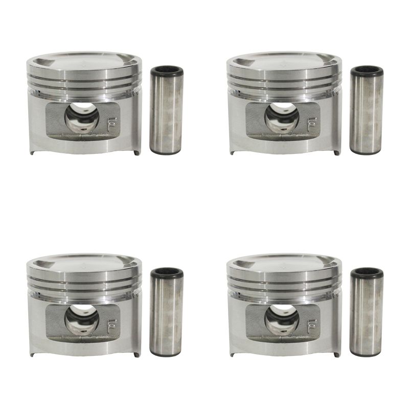 پیستون و گژن پین ام پی ان کد 025 مناسب برای پراید مجموعه 4 عددی