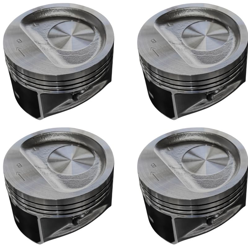 پیستون و گژن پین خودرو عظام مدل 020.ohv.ohvg مناسب برای پژو روآ و آریسان بسته 4 عددی