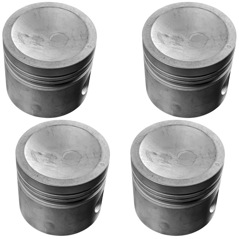 پیستون و گژن پین خودرو مدل mpn.030 مناسب برای پیکان بسته 4 عددی