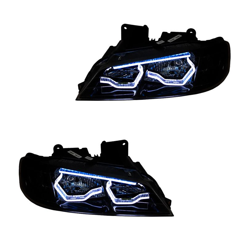 چراغ جلو خودرو گروه پژوهش صنعت مدرن مدل 3d hexa b w مناسب برای پژو پارس بسته دو عددی