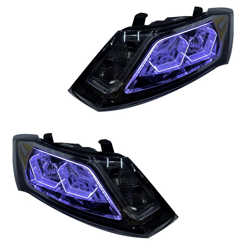 چراغ جلو خودرو گروه پژوهش صنعت مدرن مدل 3d hexa w مناسب برای ساینا،کوئیک بسته دو عددی