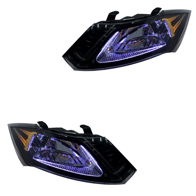 چراغ جلو خودرو گروه پژوهش صنعت مدرن مدل 3d nike plus مناسب برای ساینا و کوئیک بسته دو عددی