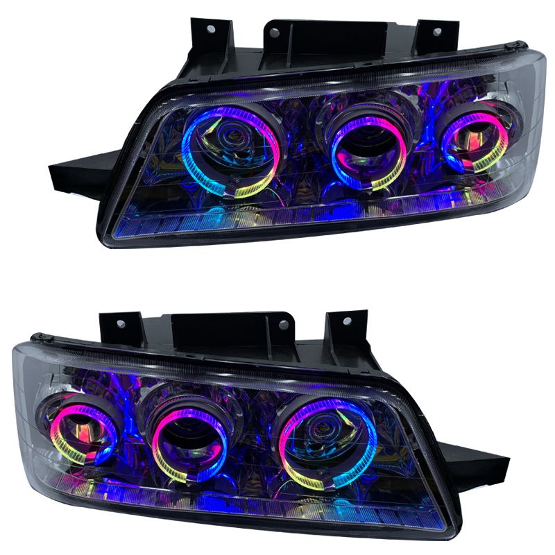 چراغ جلو خودرو گروه پژوهش صنعت مدرن مدل 3d r3 فولکالر مناسب برای پژو 405 slx بسته دو عددی