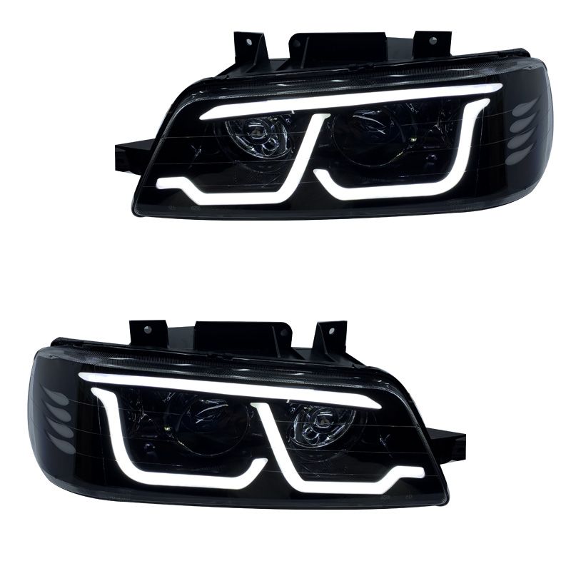 چراغ جلو خودرو گروه پژوهش صنعت مدرن مدل bmw w مناسب برای پژو 405 بسته دو عددی