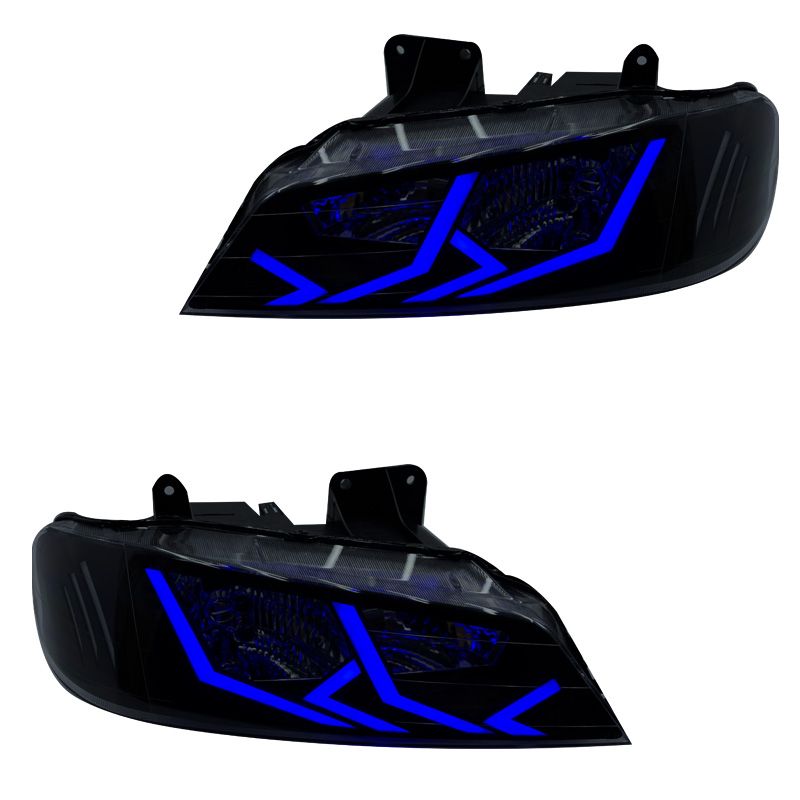 چراغ جلو خودرو گروه پژوهش صنعت مدرن مدل lambo b مناسب برای پژو پارس بسته دو عددی