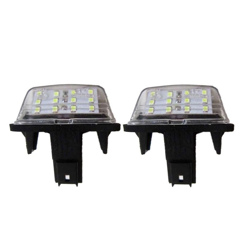 چراغ پلاک خودرو کالانیکس مدل ek parsledlimo 100298 طرح لیمویی مناسب برای پژو پارس بسته 2 عددی
