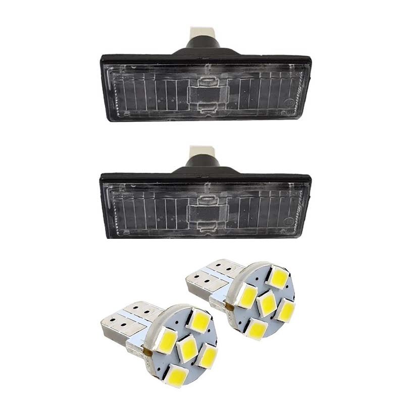 چراغ پلاک خودرو کالانیکس مدل ek samandwh5smd 10694 مناسب برای سمند به همراه لامپ مجموعه 4 عددی