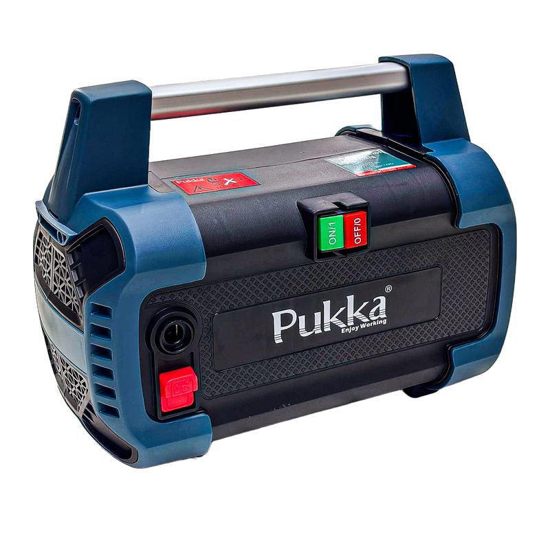 کارواش برقی ۱۱۰ بار ۱۴۰۰ وات پوکا با موتور ذغالی پوکا مدل pw 8200 با حداکثر دبی آب ۵.۵ لیتر بر دقیقه