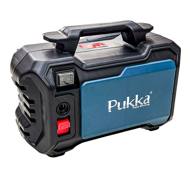 کارواش برقی ۱۱۰ بار ۱۴۰۰ وات پوکا با موتور ذغالی پوکا مدل pw 8201 با حداکثر دبی آب ۵.۵ لیتر بر دقیقه