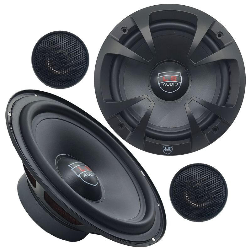کامپوننت جلو خودرو ال اس آدیو مدل ls 651 c سایز 6.5 اینچ بسته 4 عددی