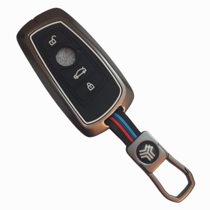 کاور ریموت و سوئیچ خودرو دیاموند شاپینگ مدل ds quick r metal logo مناسب برای کوییک آر