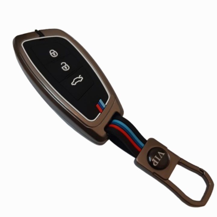 کاور ریموت و سوئیچ خودرو دیاموند شاپینگ مدل ds shahin vip metal مناسب برای سایپا شاهین