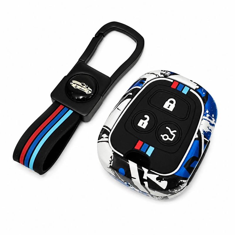 کاور ریموت و سوئیچ خودرو چیکال طرح فلزی کد p 1057 مناسب برای پژو 206، پژو 207، پژو پارس