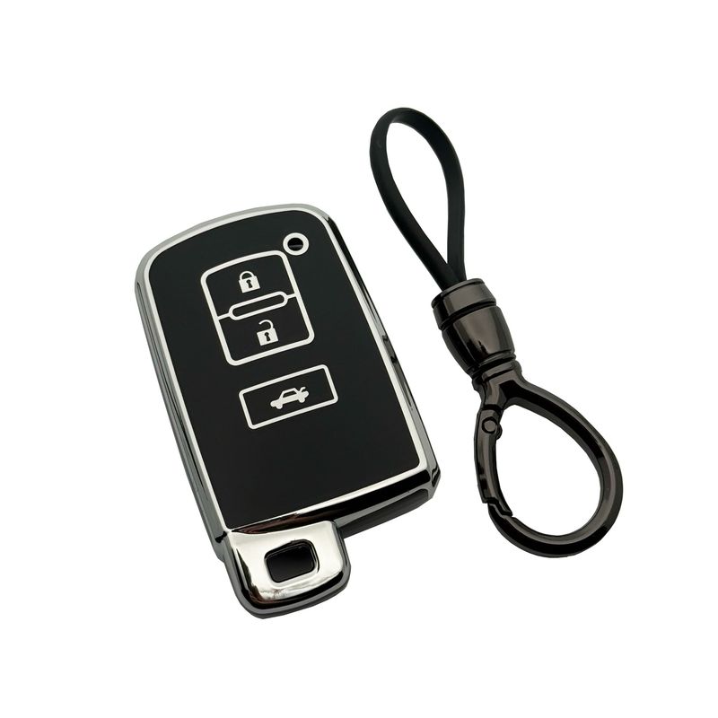 کاور ریموت و سوئیچ خودرو ژیلو مدل z42 طرح tpu مناسب برای تویوتا به همراه جاسوئیچی