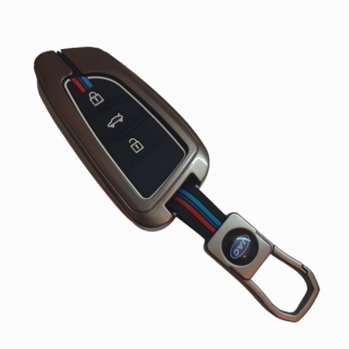 کاور ریموت و سوییچ خودرو دیاموند شاپینگ مدل ds j7 metal logo مناسب برای جک j7