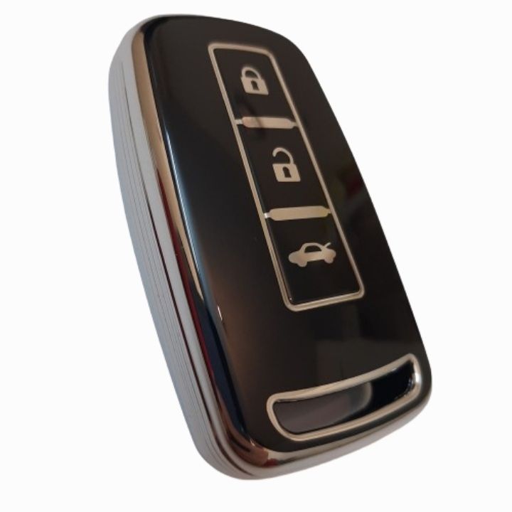 کاور ریموت و سوییچ خودرو دیاموند شاپینگ مدل ds steel luxe haima مناسب برای هایما s7