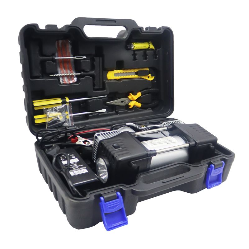 کمپرسور باد فندکی نیدر مدل yp 2cylandr ndr 2250 مجموعه 13 عددی