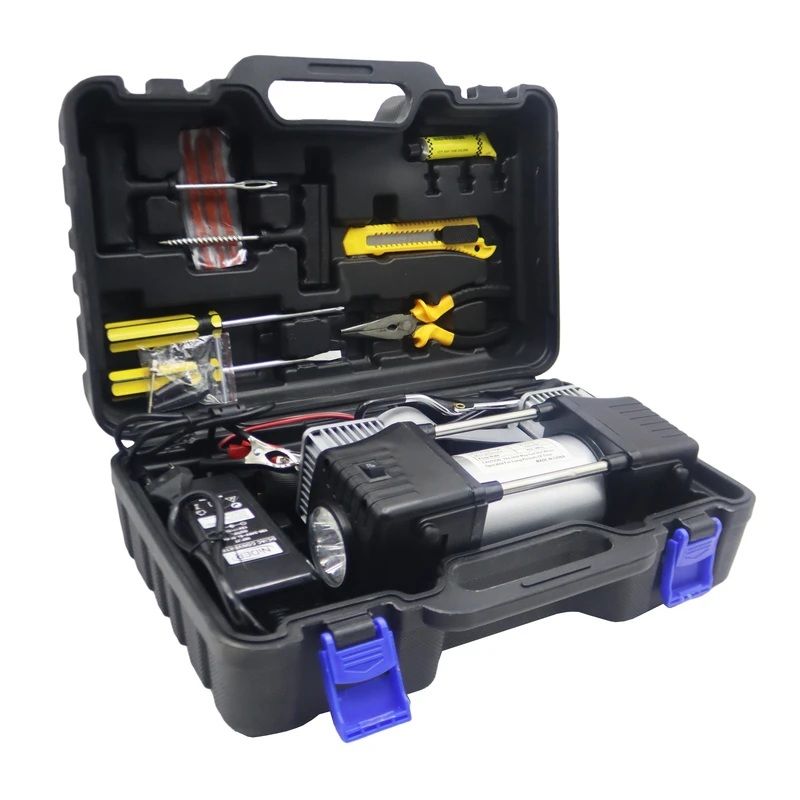 کمپرسور هوا 12ولت نیدر مدل smt 2250 12v مجموعه 18عددی