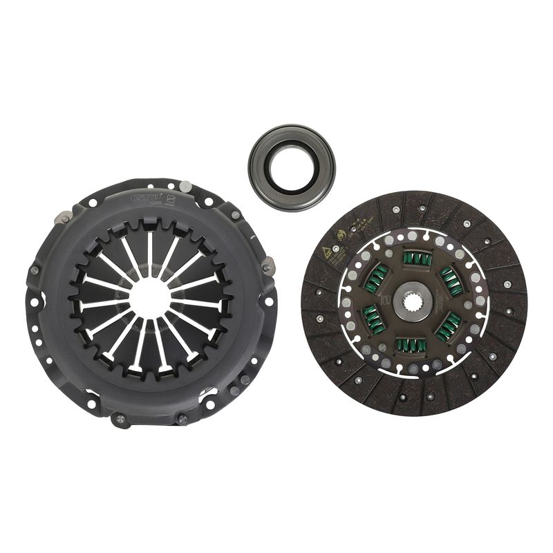کیت صفحه کلاچ جی ای اس پی کد 529902 مدل 6 فنر 215 میل به همراه بلبرینگ مناسب برای تیبا و تیبا 2